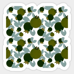 Pomegranate pattern Sticker